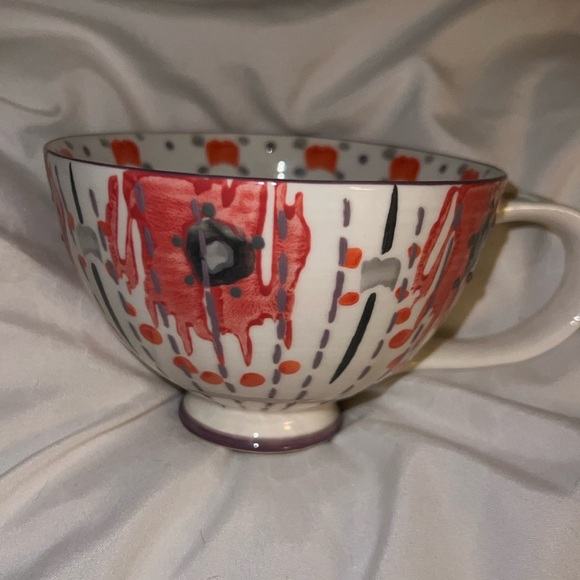 Anthropologie footed Pedistal coffee Teacup - Picture 1 of 5